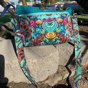 ✨Super cute unique handmade fabric Crossbody 🐘 ✨